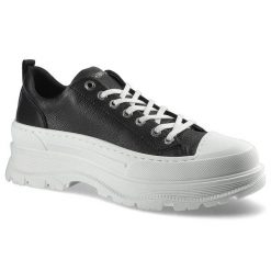 Czarne Sneakersy Damskie Chebello Stylowe Półbuty. Czarne półbuty damskie CheBello, bez wzorów, z jeansu, eleganckie, bez obcasa, bez zapięcia. Za 275.00 zł.
