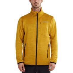 Sweter polarowy męski Fundango Jefferson Fleece. Żółte swetry męskie FUNDANGO, m, bez wzorów, z materiału, sportowe, bez kołnierzyka, bez ramiączek. Za 279.90 zł.
