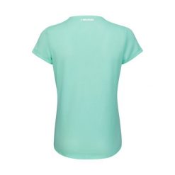 T-shirt damski TIE-BREAK. Zielone t-shirty damskie Head, xs, bez wzorów, z elastanu, sportowe, bez kołnierzyka, bez ramiączek. W wyprzedaży za 140.00 zł.