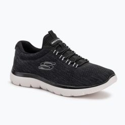 Buty damskie SKECHERS Summits Fun Flare. Białe obuwie trekkingowe damskie Skechers, bez zapięcia. Za 219.99 zł.