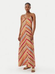 Vero Moda Sukienka letnia Ellie 10345251 Pomarańczowy Regular Fit. Brązowe sukienki damskie Vero Moda, na lato, xl, bez wzorów, z wiskozy, bez kołnierzyka, bez ramiączek. Za 229.99 zł.