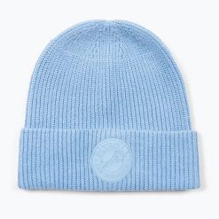 Czapka zimowa Pitbull Beanie San Diego Ca. Niebieskie czapki damskie PITBULL, na zimę, bez wzorów, z bawełny, sportowe. Za 62.99 zł.