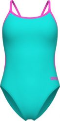 Damski Strój Kąpielowy Women's Swimsuit Lace Back Solid dress blues rozmiar 30. Stroje kąpielowe damskie ARENA, s, bez wzorów. Za 184.37 zł.