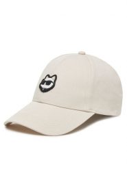 KARL LAGERFELD Czapka z daszkiem A2W33060 Beżowy. Brązowe czapki damskie KARL LAGERFELD, bez wzorów, z bawełny. Za 209.99 zł.
