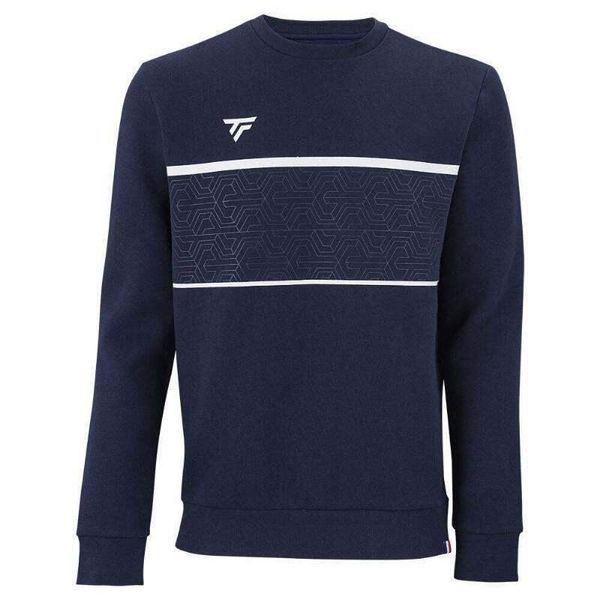 Bluza męska Tecnifibre Team Sweater. Niebieskie bluzy męskie TECNIFIBRE, m, bez wzorów, sportowe, bez ramiączek, bez kaptura. Za 318.00 zł.