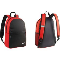 Plecak sportowy szkolny miejski Puma Team Goal Core czarno-czerwony 90238 03. Czarne plecaki męskie Puma, bez wzorów, sportowe. Za 90.00 zł.