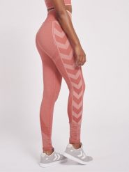 Damskie wysokie legginsy Hummel MT Energy. Fioletowe legginsy damskie Hummel, bez wzorów, z dzianiny. Za 191.20 zł.
