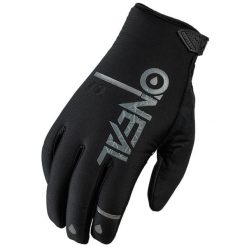Zimowe rękawiczki rowerowe męskie O`neal Winter WP. Czarne rękawiczki męskie O'NEAL, na zimę, bez wzorów, z nylonu. Za 199.00 zł.