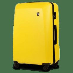 WALIZKA DUŻA WINGS PLOVER 28" YELLOW. Żółte walizki damskie Wings, bez wzorów, z materiału, duże. Za 149.90 zł.