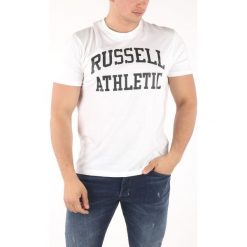 Russell Athletic Koszulka Biały. Białe t-shirty męskie Russell Athletic, m, bez wzorów, z bawełny, bez kołnierzyka, bez ramiączek. Za 119.95 zł.