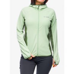 Bluza z kapturem damska Columbia Spectre Ridge Full Zip Hooded Tech Fleece. Zielone bluzy damskie Columbia, xs, bez wzorów, sportowe, bez ramiączek, z kapturem. Za 329.99 zł.