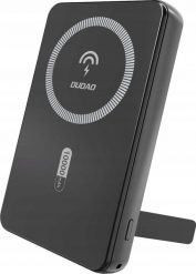 Powerbank Dudao K14S+ 10000mAh 20W USB-A / USB-C / MagSafe z podstawką - czarny. Czarne powerbanki Dudao. Za 70.02 zł.