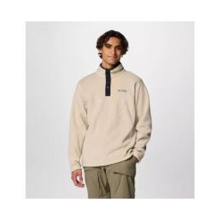 Polar Columbia Steens Mountain Ii. Białe bluzy sportowe męskie Columbia, na zimę, bez wzorów, z polaru, bez kaptura, narciarskie. Za 179.99 zł.