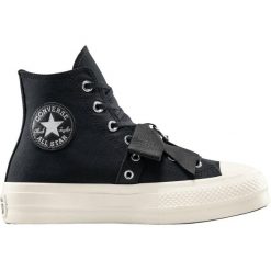Buty sportowe Converse Converse Chuck Taylor All Star Lift. Czarne obuwie sportowe damskie Converse, bez wzorów, bez zapięcia. Za 400.50 zł.