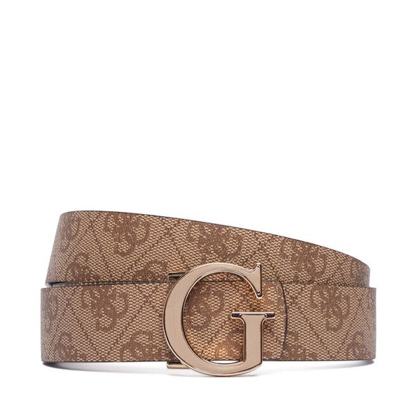 Pasek Guess. Brązowe paski damskie Guess, z aplikacjami. Za 234.99 zł.