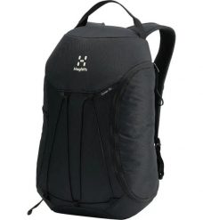 HAGLOFS Plecak Corker 15 true black. Czarne plecaki męskie Haglöfs, bez wzorów, z materiału, biznesowe. Za 245.60 zł.