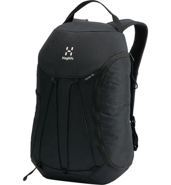 HAGLOFS Plecak Corker 15 true black. Czarne plecaki męskie Haglöfs, bez wzorów, z materiału, biznesowe. Za 209.90 zł.