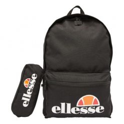 Plecak uniseks miejski z piórnikiem Ellesse Rolby Backpack czarny. Czarne plecaki męskie Ellesse, bez wzorów. Za 169.00 zł.