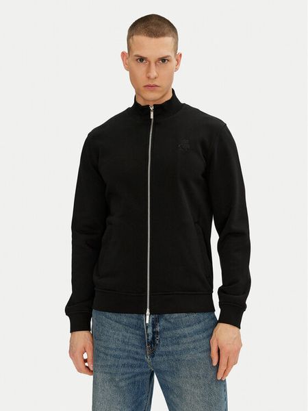 KARL LAGERFELD Bluza 705750 500900 Czarny Regular Fit. Czarne bluzy męskie KARL LAGERFELD, m, bez wzorów, z bawełny, bez ramiączek, bez kaptura. Za 589.99 zł.