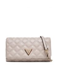 Guess Torebka Giully II Mini HWQG96 73750 Beżowy. Brązowe torebki do ręki damskie Guess, z aplikacjami, ze skóry, bez dodatków. Za 329.99 zł.