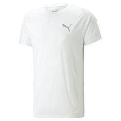 Koszulka Sportowa Męska Puma Evostripe. Białe koszulki sportowe męskie Puma, m, bez wzorów, bez ramiączek, na fitness i siłownię. Za 87.99 zł.