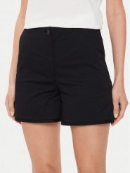 Sisley Szorty materiałowe 4ED4L901A Czarny Regular Fit. Czarne szorty damskie Sisley, bez wzorów, z bawełny. Za 119.99 zł.