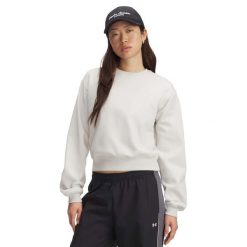 Bluza Under Armour Ua Icon Vida Flc Crew Damskie. Białe bluzy damskie Under Armour, m, bez wzorów, z bawełny, sportowe, bez ramiączek, bez kaptura. Za 355.99 zł.