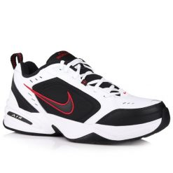 Buty męskie sportowe Nike MONARCH IV 415445 101. Białe buty sportowe męskie Nike, bez wzorów, bez zapięcia, na fitness i siłownię. W wyprzedaży za 319.00 zł.