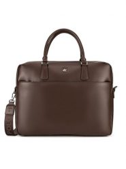 Beverly Hills Polo Club Torba na laptopa CWBEO-BHPC-L-016-07. Brązowy ciemny. Brązowe torby na laptopa damskie Beverly Hills Polo Club, bez wzorów, ze skóry. Za 219.99 zł.