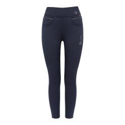 Damskie legginsy jeździeckie z pełną przyczepnością Cavallo Cavaliz RL. Czarne legginsy damskie CAVALLO, bez wzorów, z elastanu. Za 354.50 zł.
