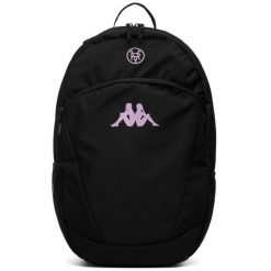 Plecak Real Valladolid Gobricot. Czarne plecaki męskie Kappa, bez wzorów, sportowe. Za 293.00 zł.