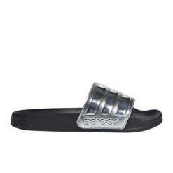 Klapki adidas Adilette Shower JQ9282 czarne. Czarne klapki męskie bez wzorów, z syntetyku, bez zapięcia. Za 178.97 zł.