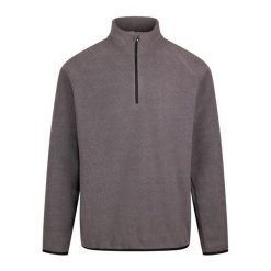 Polarowy Top Męski Wetherill. Szare bluzy męskie Trespass, na zimę, m, bez wzorów, z polaru, sportowe, bez ramiączek, bez kaptura. Za 145.99 zł.