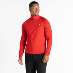 Bluza turystyczna męska Dare 2B Fuse Up II termoaktywna. Czerwone bluzy męskie Dare 2B, na zimę, m, bez wzorów, sportowe, bez ramiączek, bez kaptura. W wyprzedaży za 76.00 zł.
