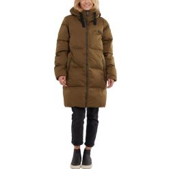 Damski płaszcz zimowy Fundango Vanessa Padded. Zielone płaszcze damskie FUNDANGO, na zimę, l, bez wzorów, sportowe, bez kołnierzyka, bez kaptura. Za 549.90 zł.
