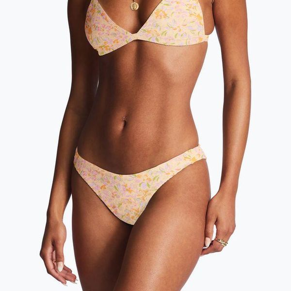 Dół od stroju kąpielowego Billabong Sweet Oasis Tanga. Czerwone bikini Billabong, bez wzorów. Za 83.99 zł.