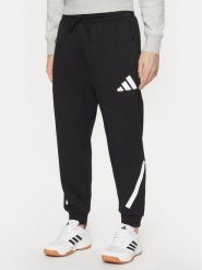 Adidas Spodnie dresowe Z.N.E. JD5983 Czarny Regular Fit. Czarne spodnie sportowe męskie Adidas, l, bez wzorów, z dresówki. Za 249.99 zł.