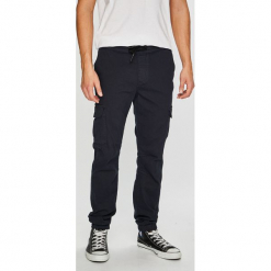 Tom Tailor Denim - Spodnie. Niebieskie spodnie materiałowe męskie TOM TAILOR DENIM, bez wzorów, z bawełny. W wyprzedaży za 159.90 zł.