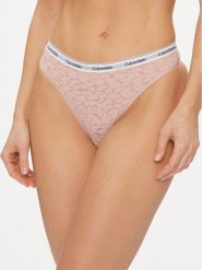 Calvin Klein Underwear Stringi 000QD5051E Różowy. Czerwone majtki damskie Calvin Klein Underwear, z syntetyku. Za 79.99 zł.