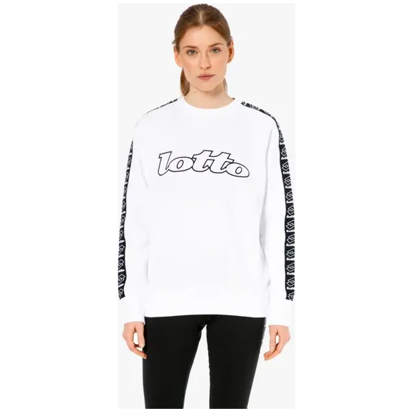 Lotto Bluza Athletica Ii Rn Pl W , biały, rozmiar S. Białe bluzy damskie Lotto, s, bez wzorów, z materiału, bez ramiączek, bez kaptura. W wyprzedaży za 79.99 zł.