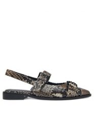 Badura Baleriny ELDER-02 Czarny. Czarne balerinki damskie Badura, bez wzorów, z lakierowanej skóry, bez obcasa, bez zapięcia. Za 349.99 zł.