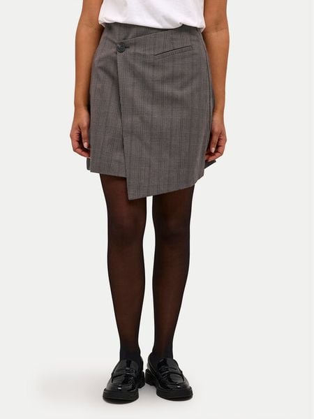Kaffe Spódnica mini Dori 10508980 Szary Regular Fit. Szare spódnice damskie Kaffe, bez wzorów, z syntetyku, mini. Za 149.99 zł.