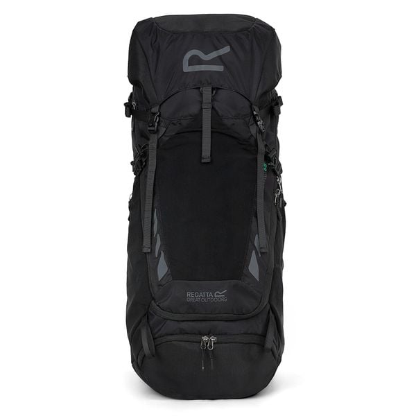 Plecak Blackfell 4 65L. Czarne plecaki męskie Regatta, bez wzorów, z materiału. Za 379.99 zł.