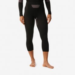 Legginsy termoaktywne narciarskie damskie Wedze BL 500 soft seamless. Bielizna sportowa damska WED'ZE, bez wzorów, z elastanu. Za 119.99 zł.