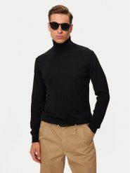 Liu Jo Golf QXX006 MA27P Czarny Regular Fit. Czarne swetry męskie Liu Jo, l, bez wzorów, z wełny, bez kołnierzyka, bez ramiączek. Za 289.99 zł.