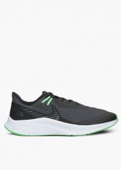 Buty męskie do biegania czarne NIKE QUEST 3 SHIELD. Szare buty sportowe męskie Nike, bez wzorów, z syntetyku, bez zapięcia, do biegania. Za 196.99 zł.