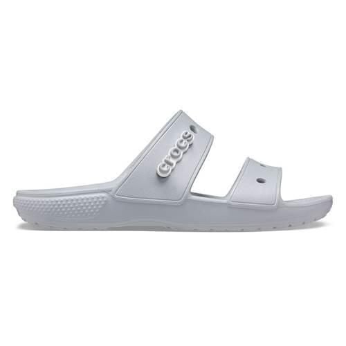 Klapki męskie Crocs Classic. Szare klapki męskie Crocs, bez wzorów, z materiału, bez zapięcia. W wyprzedaży za 216.90 zł.