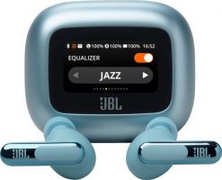 Słuchawki JBL Live Beam 3 niebieskie (JBLLIVEBEAM3BLU). Niebieskie słuchawki bezprzewodowe JBL. Za 699.00 zł.