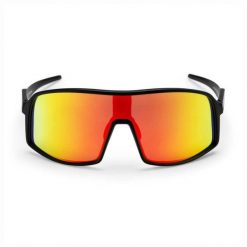 Okulary CHPO Henke Black/Red Mirror z polaryzacją i matową oprawką z recyklingu. Czarne okulary przeciwsłoneczne damskie ECHO. Za 182.85 zł.