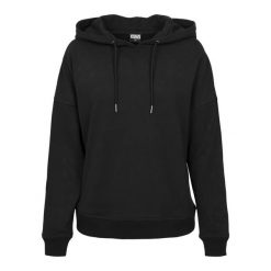 Bluza damska Urban Classic sznurowana. Czarne bluzy damskie Urban Classics, bez wzorów, bez ramiączek, bez kaptura. Za 244.50 zł.